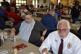 HVVFA members having Lunch with members of the home Sept 28, 2024